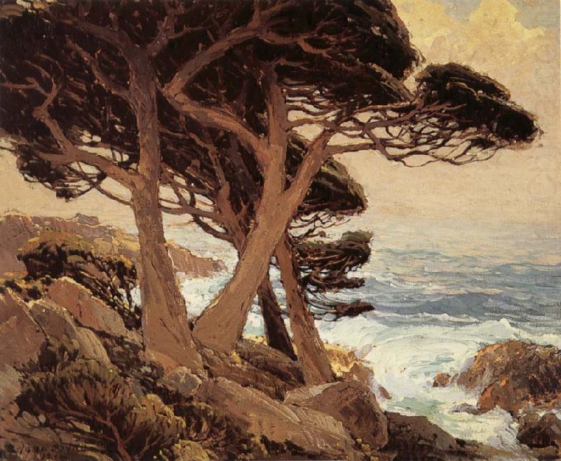 Edgar Payne Sentinels of the Coast,Monterey china oil painting image